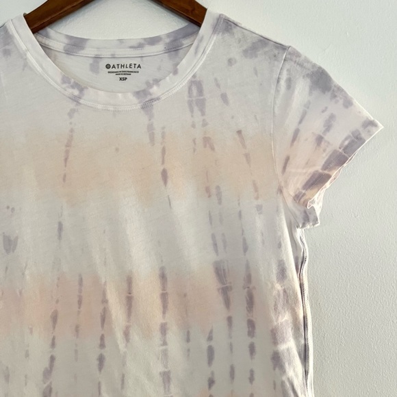 Athleta Organic Daily Tie Dye Tee in Kai Ballerina - Picture 5 of 6